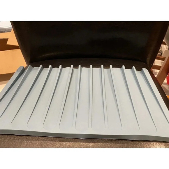 Kraus Kitchen SelfDraining Silicone Drying Mat Cyan Blue New14-3/4 x 8-1/8 x 1/2 - Picture 12 of 13